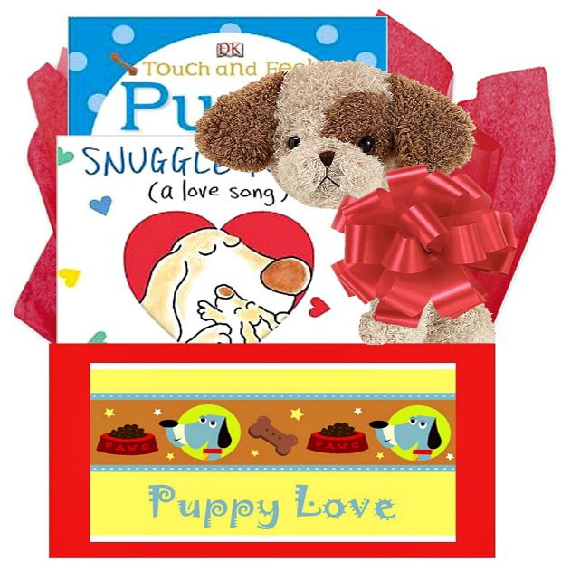 Puppy Love Baby Books Gift Box