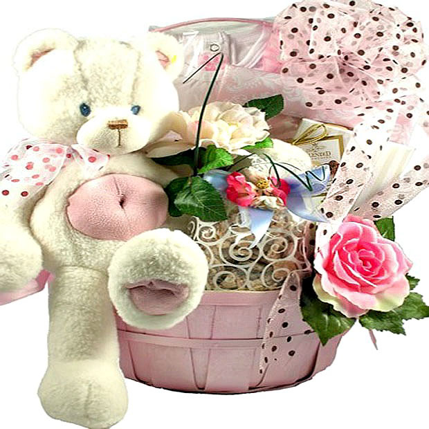 Sweet Celebration, New Baby Gift Basket
