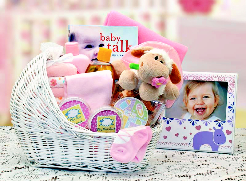 The Gift Basket Gallery Buy Simply Baby Girl Necessities Basket - Pink at  Ubuy India