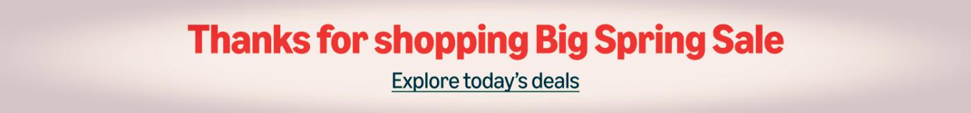 Big Spring Sale  -  Shop Deals Now