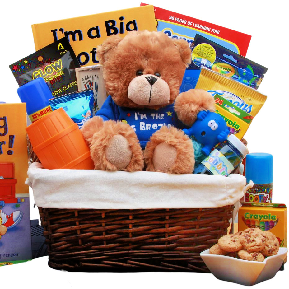I'm A BIG Brother Now! Gift Basket for Children