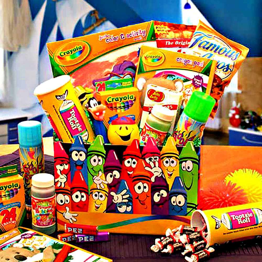 Kids Crayola Coloring Fun Activity Gift Box