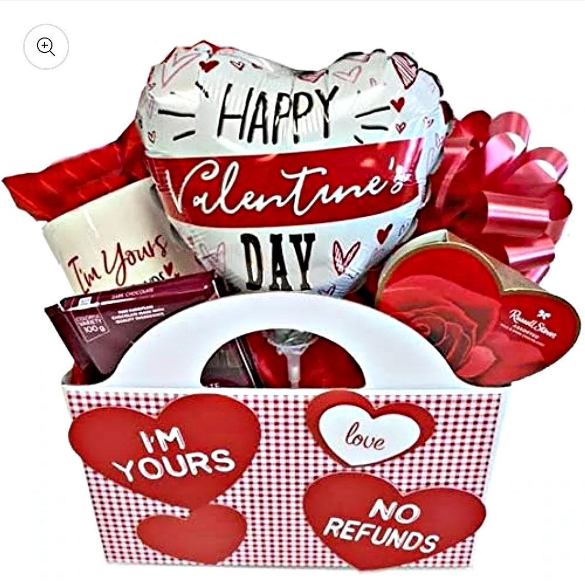 I'm Yours, Valentine Gift Basket for Men or Women