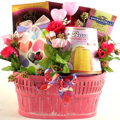 Pretty in Pink, Gift Basket for Her