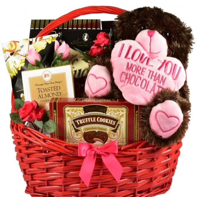 Valentine's Day Gift Basket for Her by