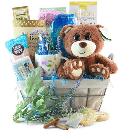 spa gift tote for women