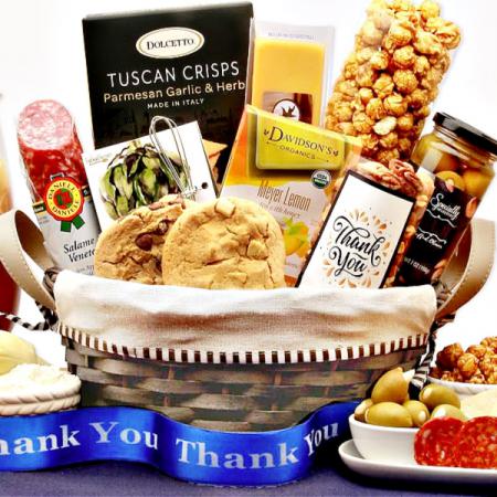best thank you gift basket to send