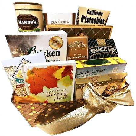 Gourmet Bereavement Gift Basket for Sympathy, Grief and Condolences