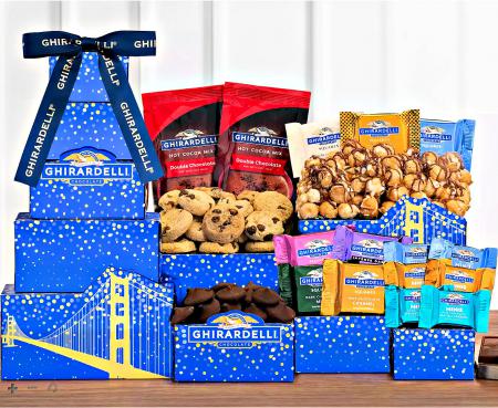 Chocolate-Ghirardelli-Gift-Towers