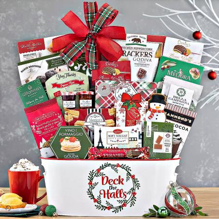 Deck the Halls Christmas Gift Basket