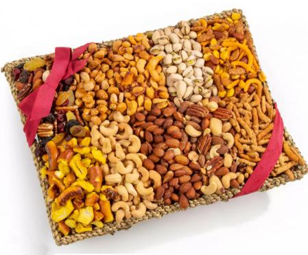 Deluxe mixed  nuts gift basket