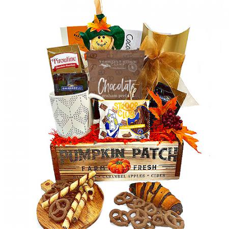 Thanksgiving Pumpkin Gourmet Gift Basket