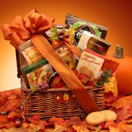 happy Fall harvest gift basket