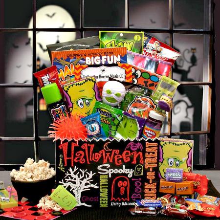 Halloween Fun and Games gift basket