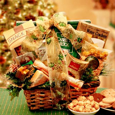 Holiday Splendor Christmas Gift Basket