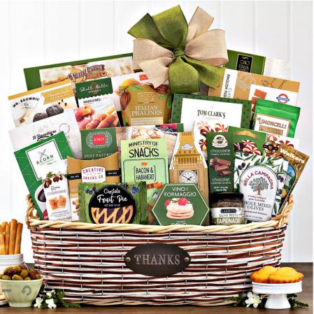 Many Thanks Gourmet Thank You Gift Basket