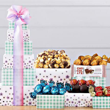 sweetest mothers day chocolate gift tower