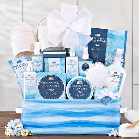 Mother's Day relaxation gift basket with free shipping