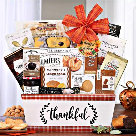 Deluxe Fall Harvest Thanksgiving Gift Basket