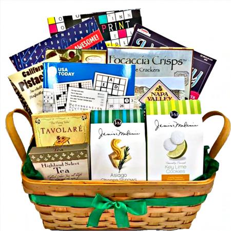 the entertainer gift basket of books