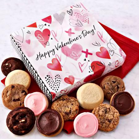 Valentine gift cookies ready to ship